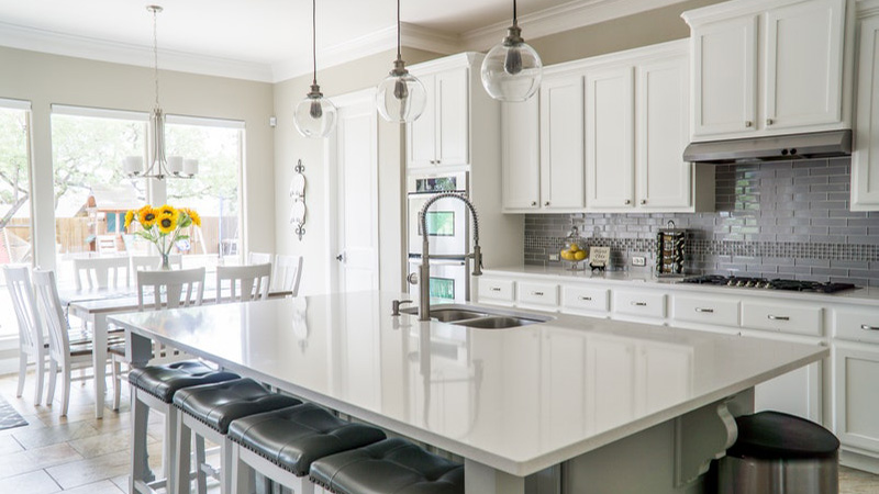 Spacious kitchen design
